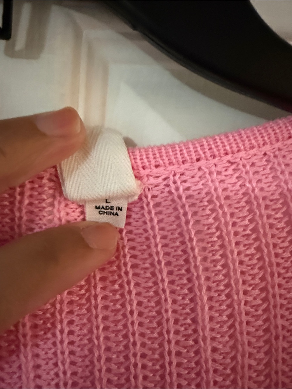 Pastel Multi-Stripe Open-Front Cardigan Sweater - Pink & Mint - Picture 3 of 4